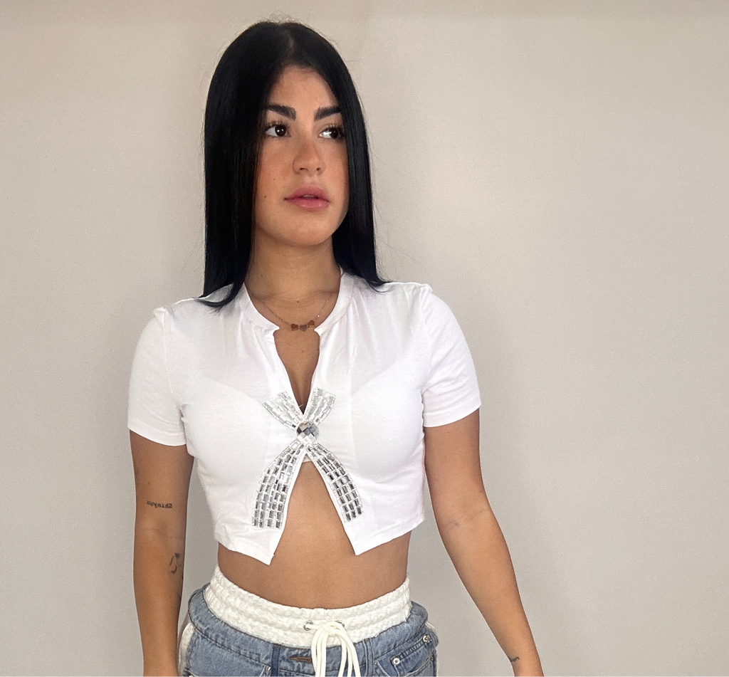 RIBBON CROP TOP