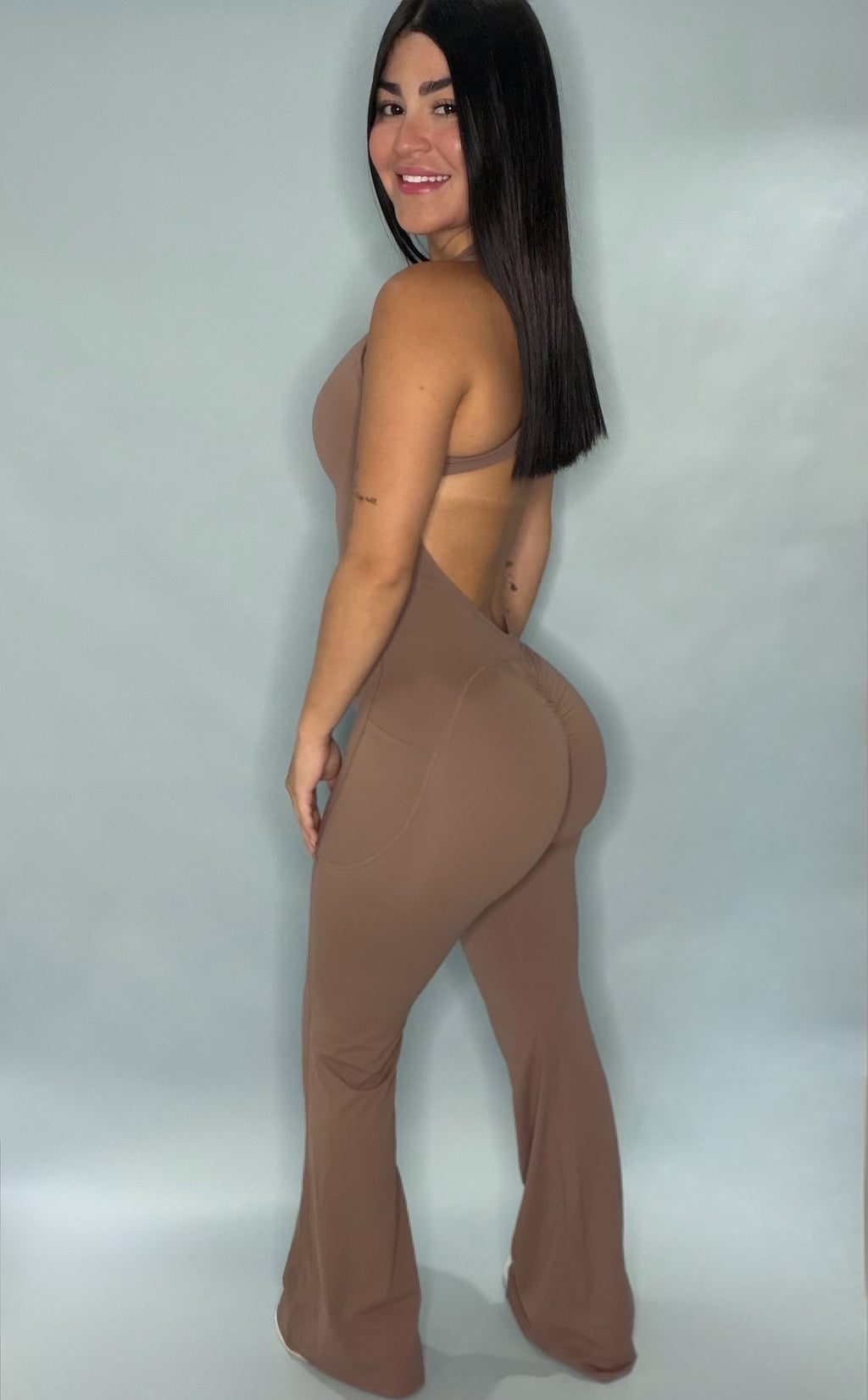 Coffee Jumpsuit