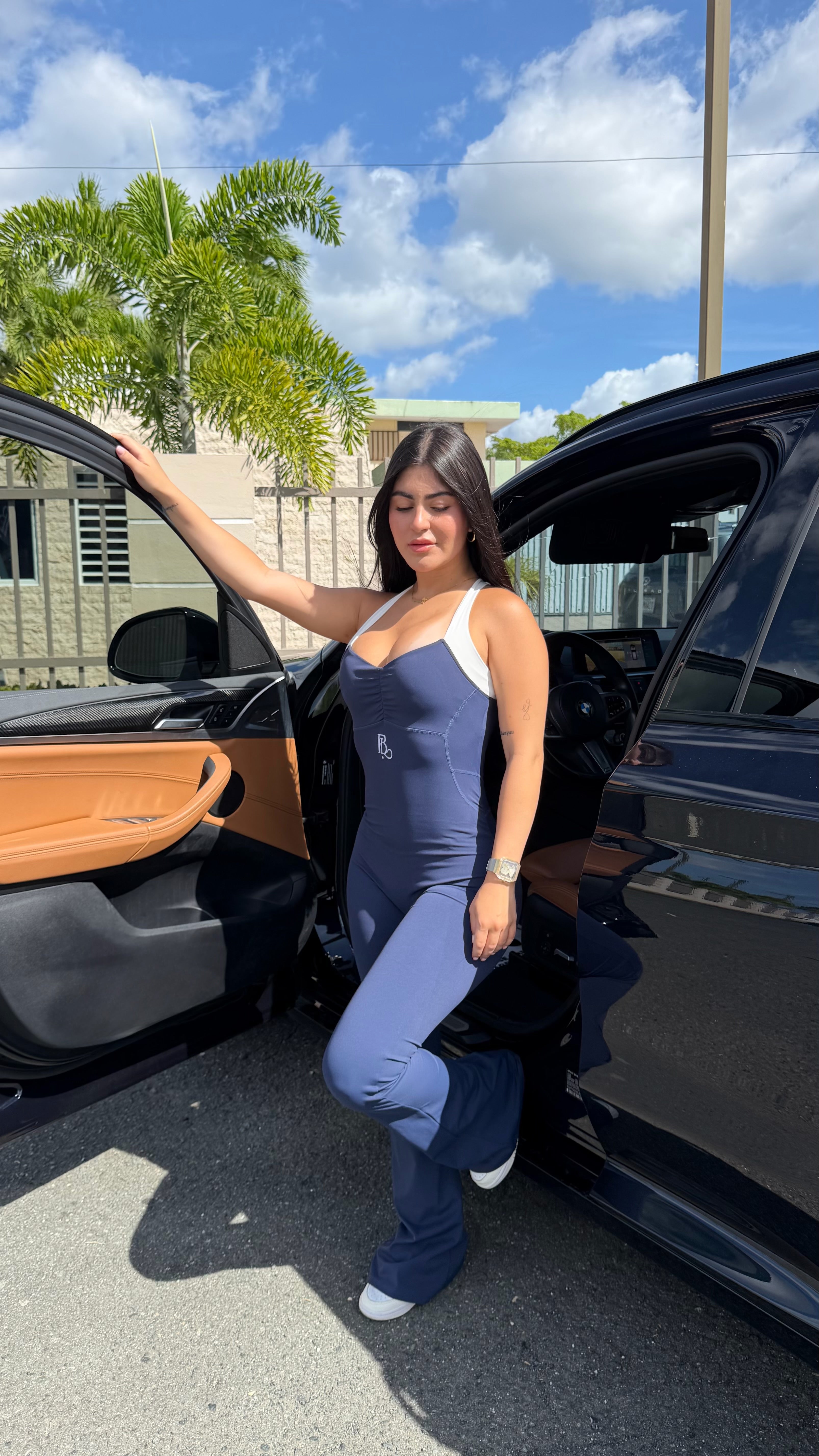 Navy Jumpsuit